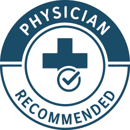 Physician recommended logo